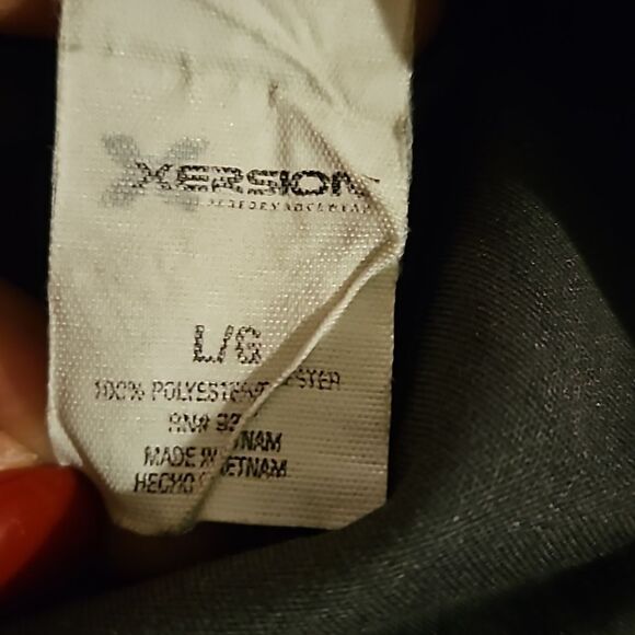 Xersion Mens Gray Quick‑Dri Training T‑Shirt Large | Breathable Moisture‑Wicking - Picture 5 of 6